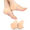 Silicone Gel Heel Protector - Plantar Fasciitis Soft Socks for Hard, Cracked, Dry Skin- One Pair- Moisturizing Protector