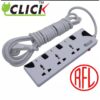 Click 3 Port 3 Pin Multiplug
