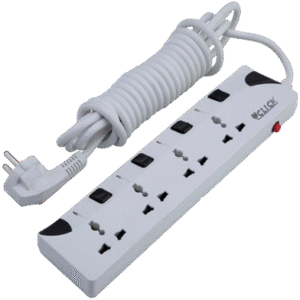 Click 4 Port 3 Pin Multiplug