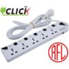 Click 5 Port 3 Pin Multiplug